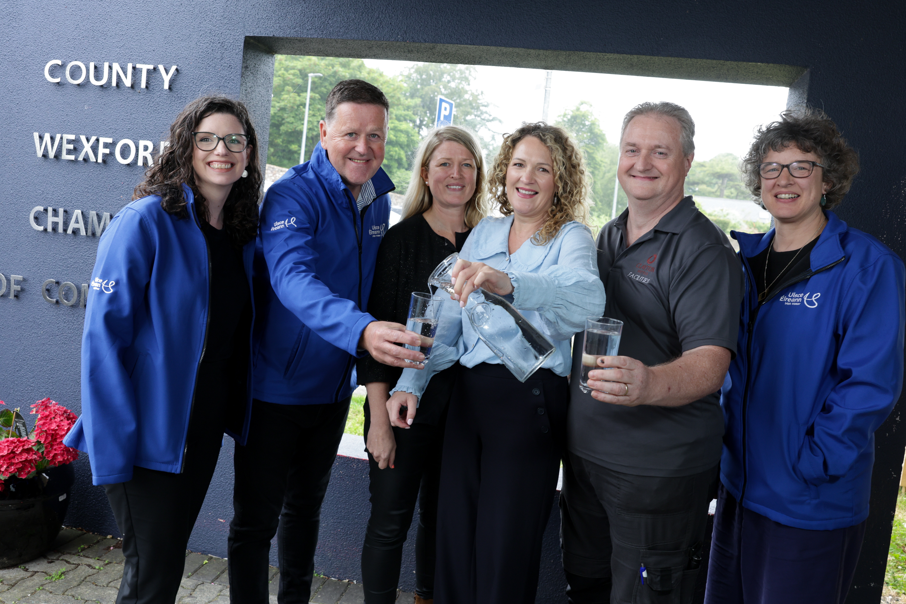 Various members of UE, WExfordcoco, Chamber and Clayton hotel Whites