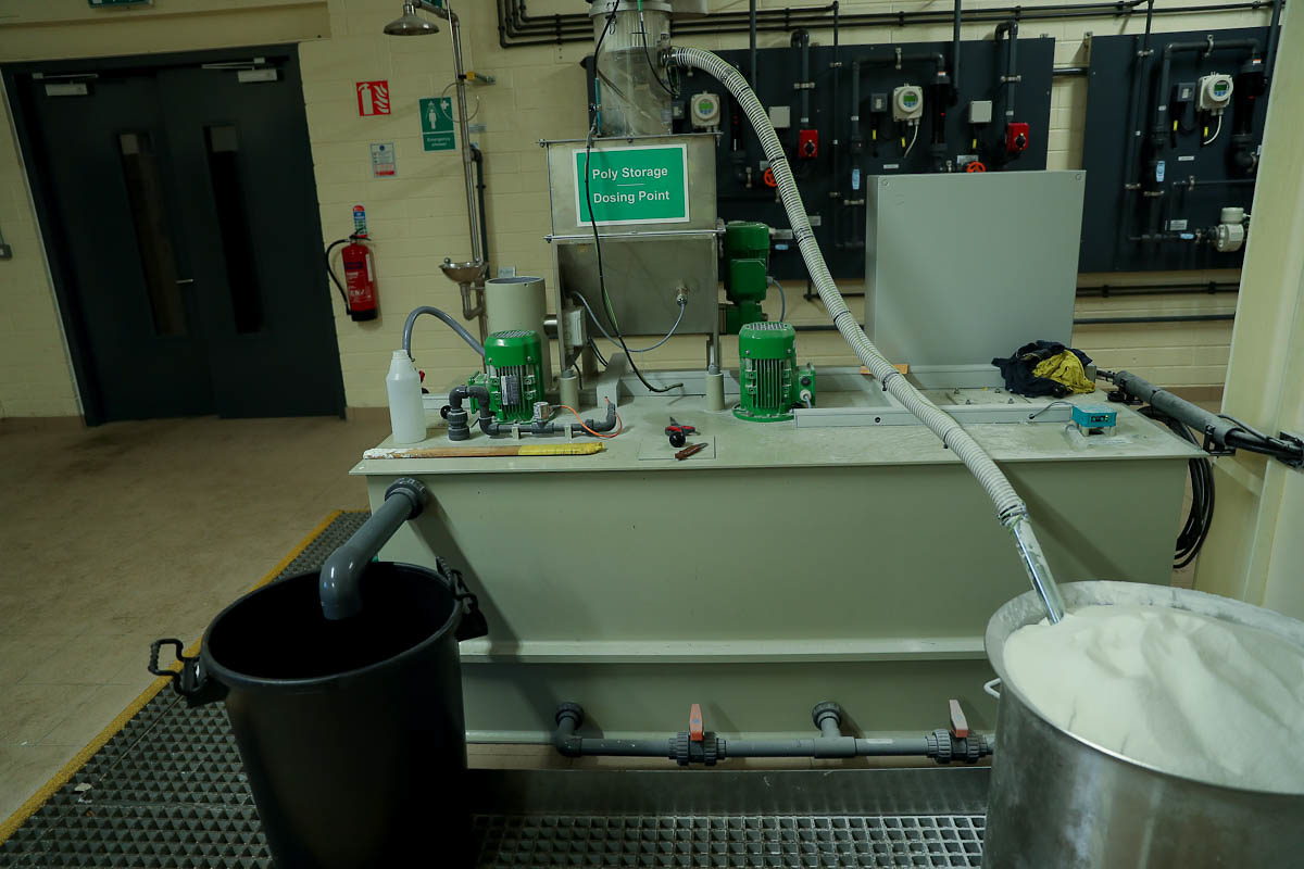 Inside of Leixliip water treatment plant