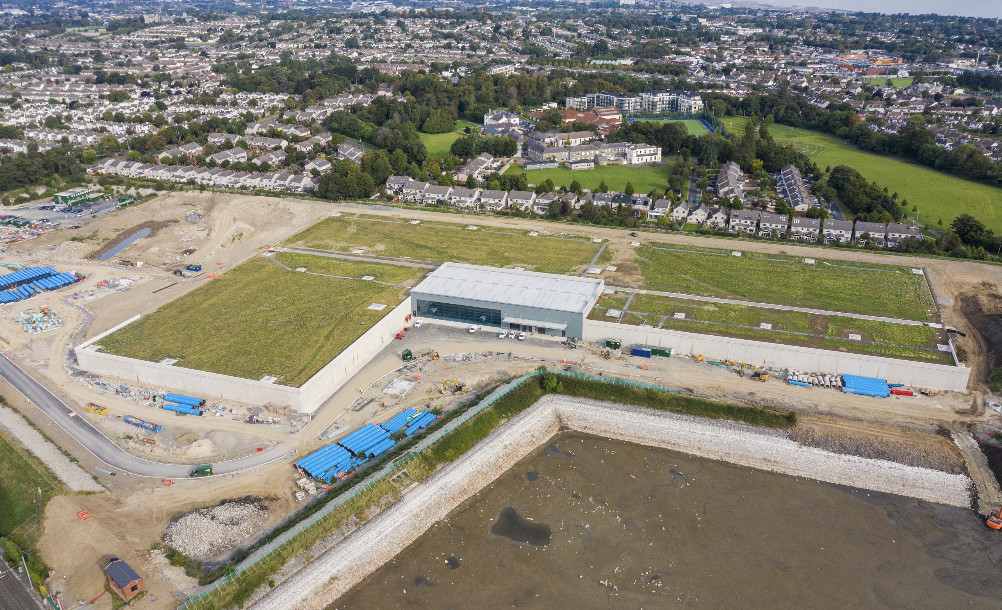 Construction at Stillorgan reservoir