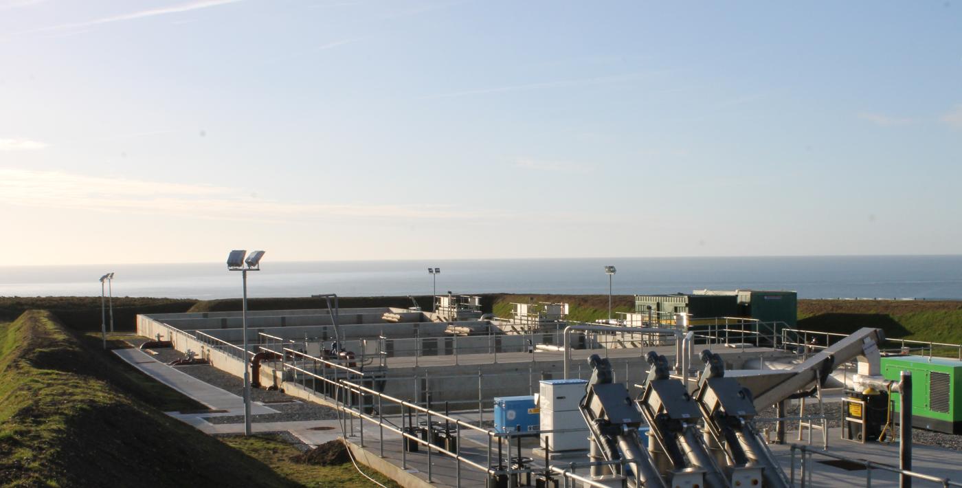 A water treatment plant