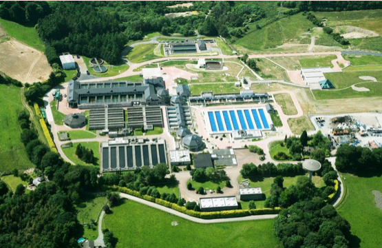 A water treatment plant