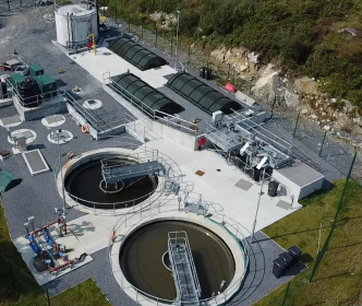 An Spideal wastewater treatment plant